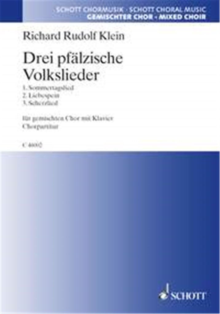 Drei pfalzische Volkslieder